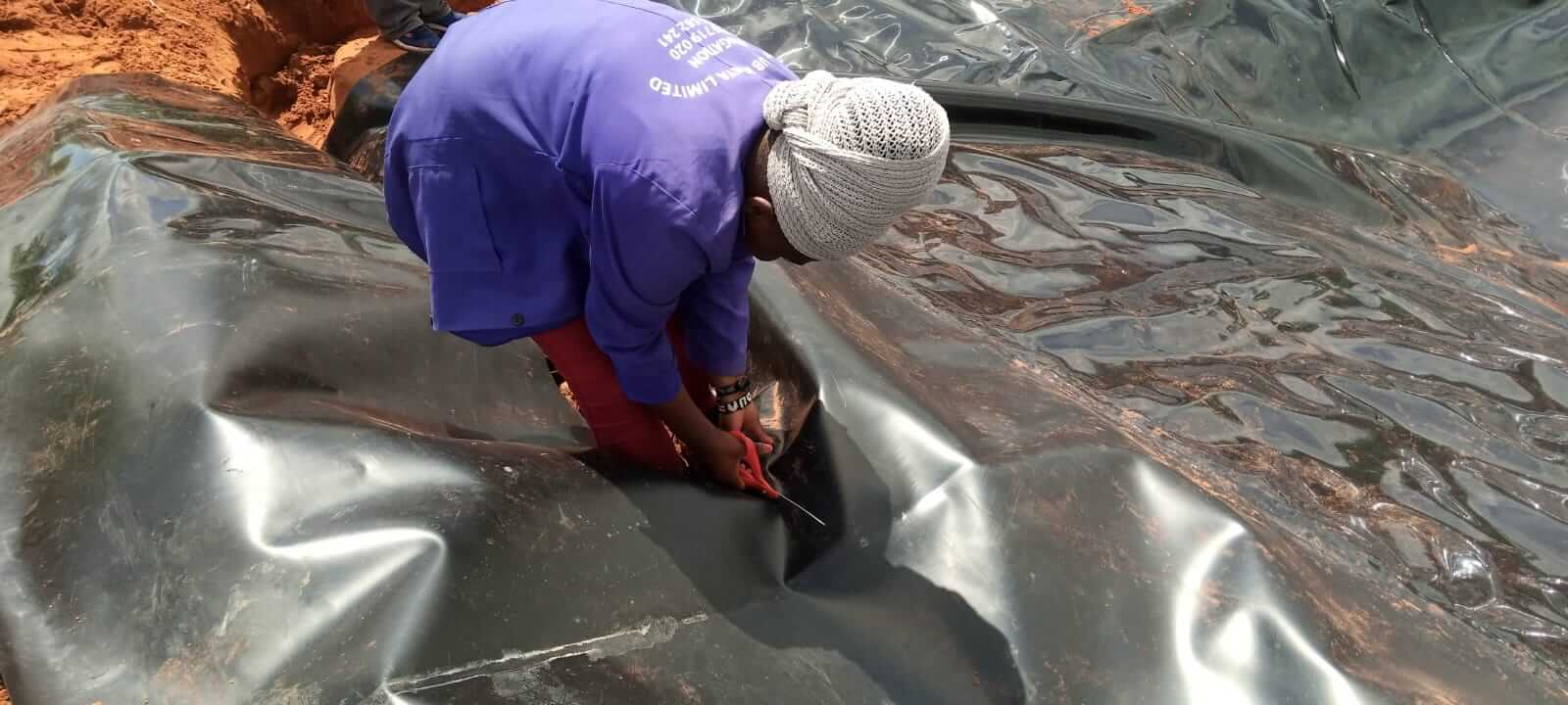 How to weld Dam Liners Dam liner Installation in Kenya