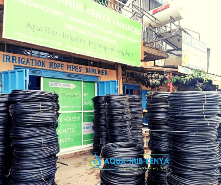20-63mm Pn16 Black Plastic Tube Roll Garden Irrigation Hose HDPE
