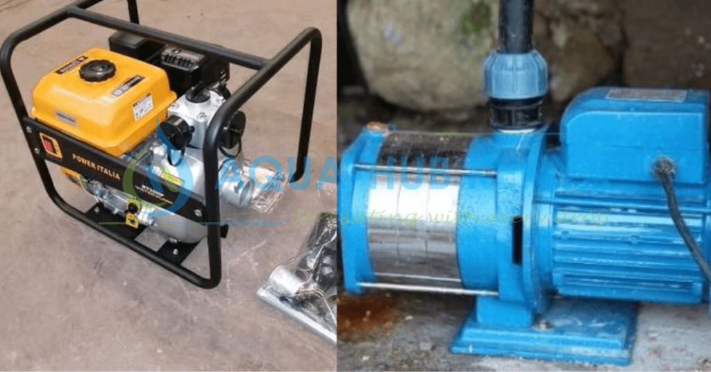 Water pumps for irrigation in Kenya