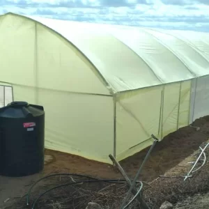 Metallic greenhouse in Kenya