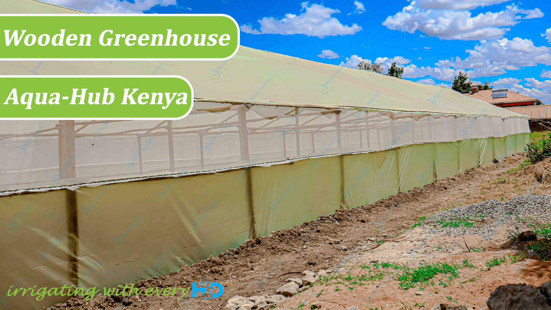 Wooden Greenhouse in Kenya