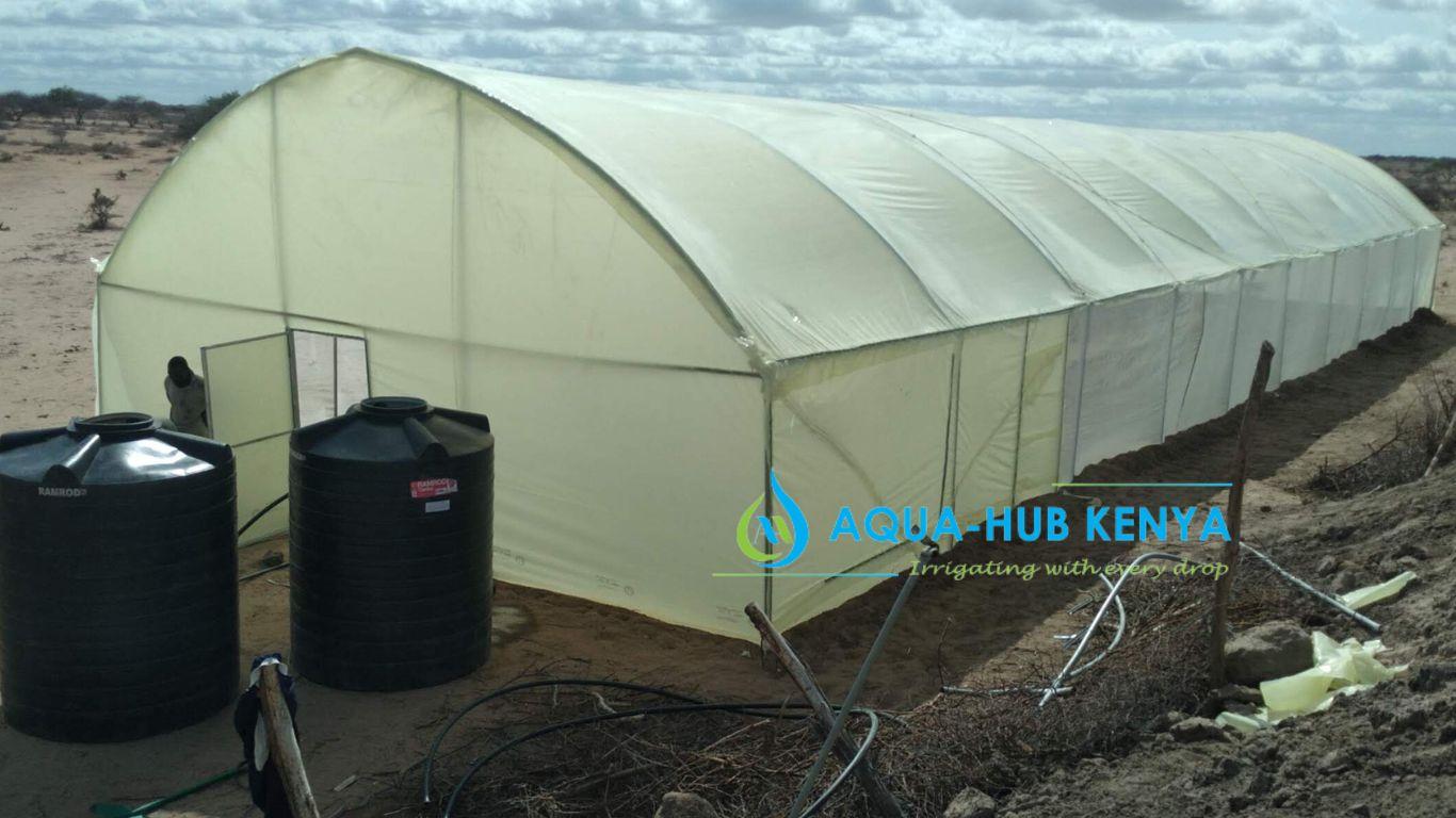 Galvanized Metallic Greenhouses in Kenya