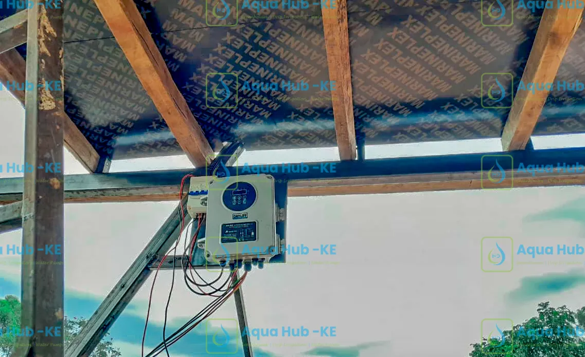 Solar powered drip irrigation system