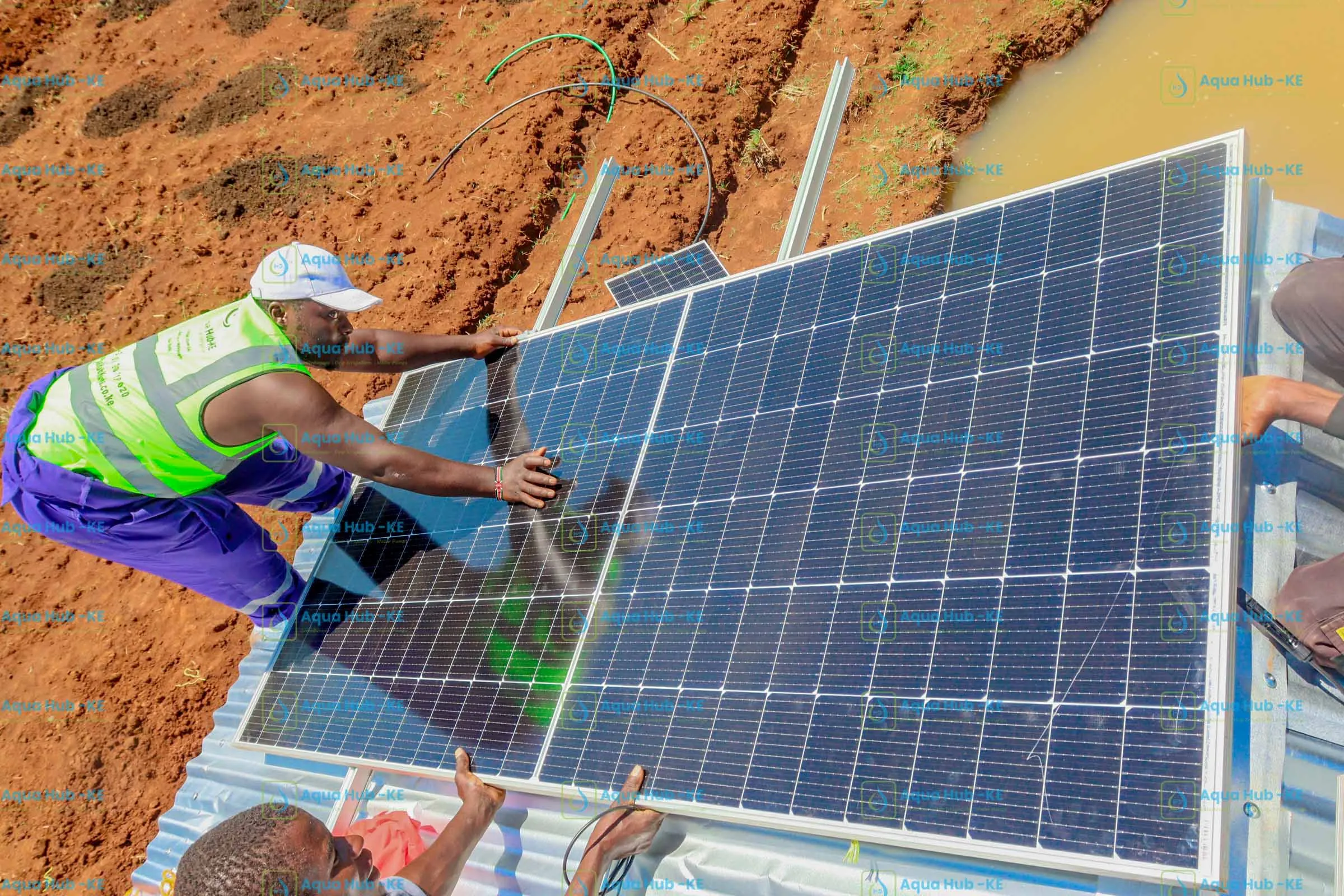 Solar powered drip irrigation system