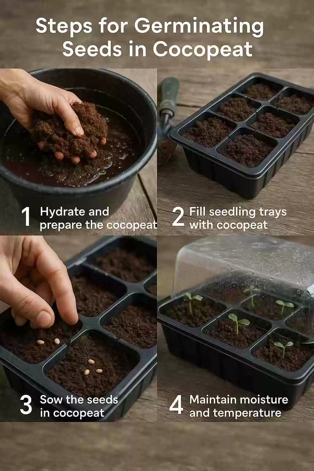 Cocopeat for Seedling Germination