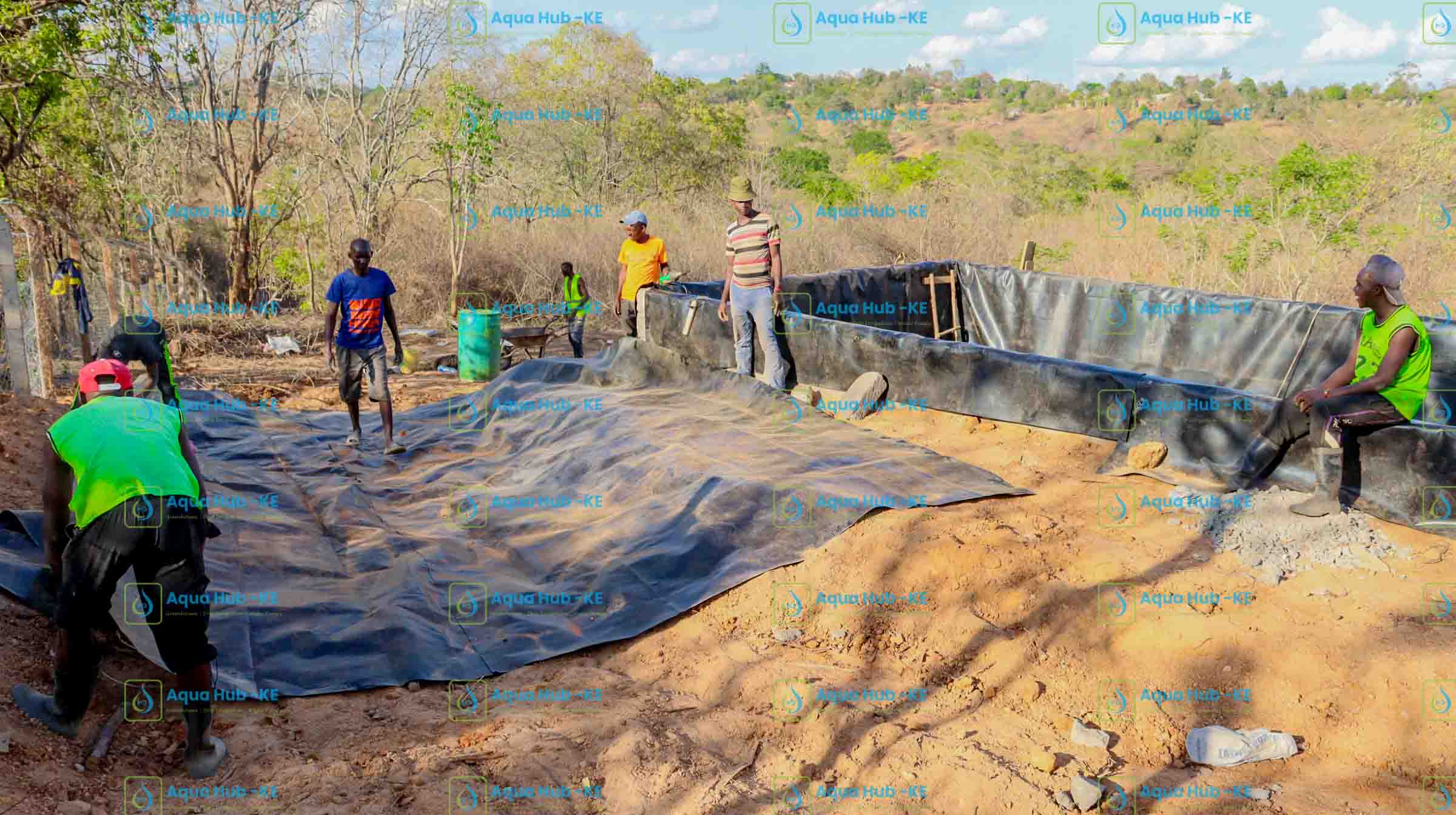 Dam Liner Installation in Kenya