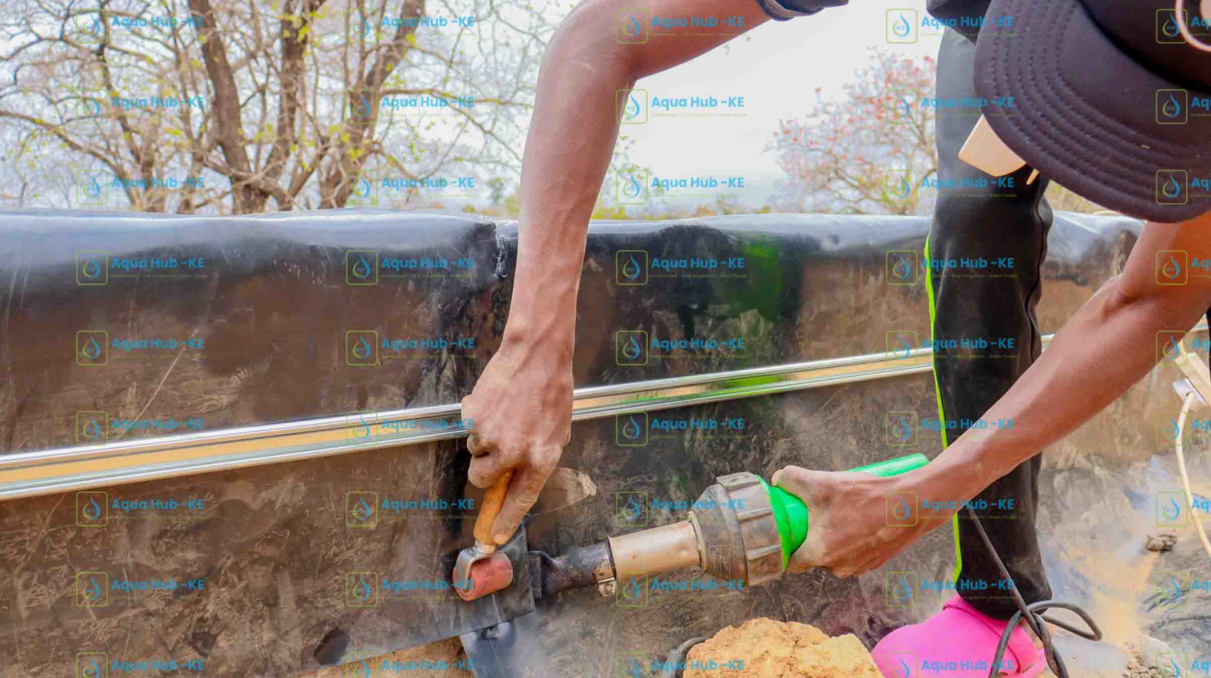 Dam Liner Installation in Kenya