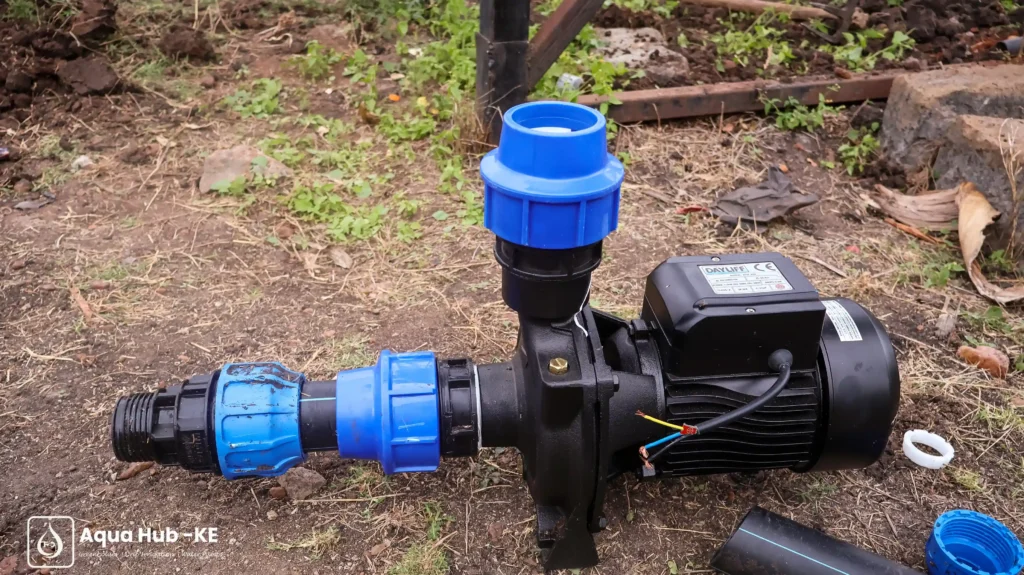 Davis and Shirtliff branded pump in Kenya