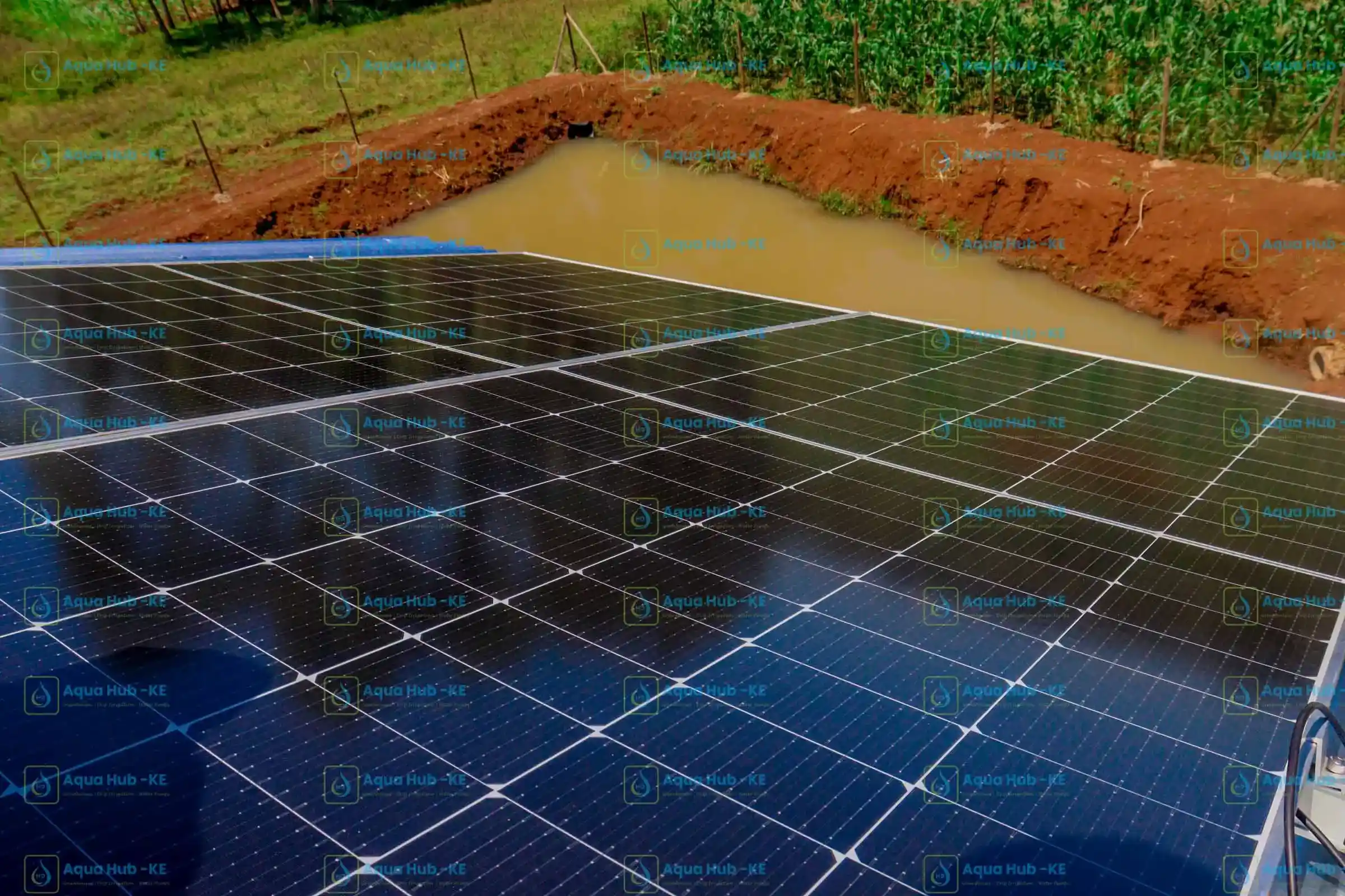 Solar panels for irrigation in Kenya