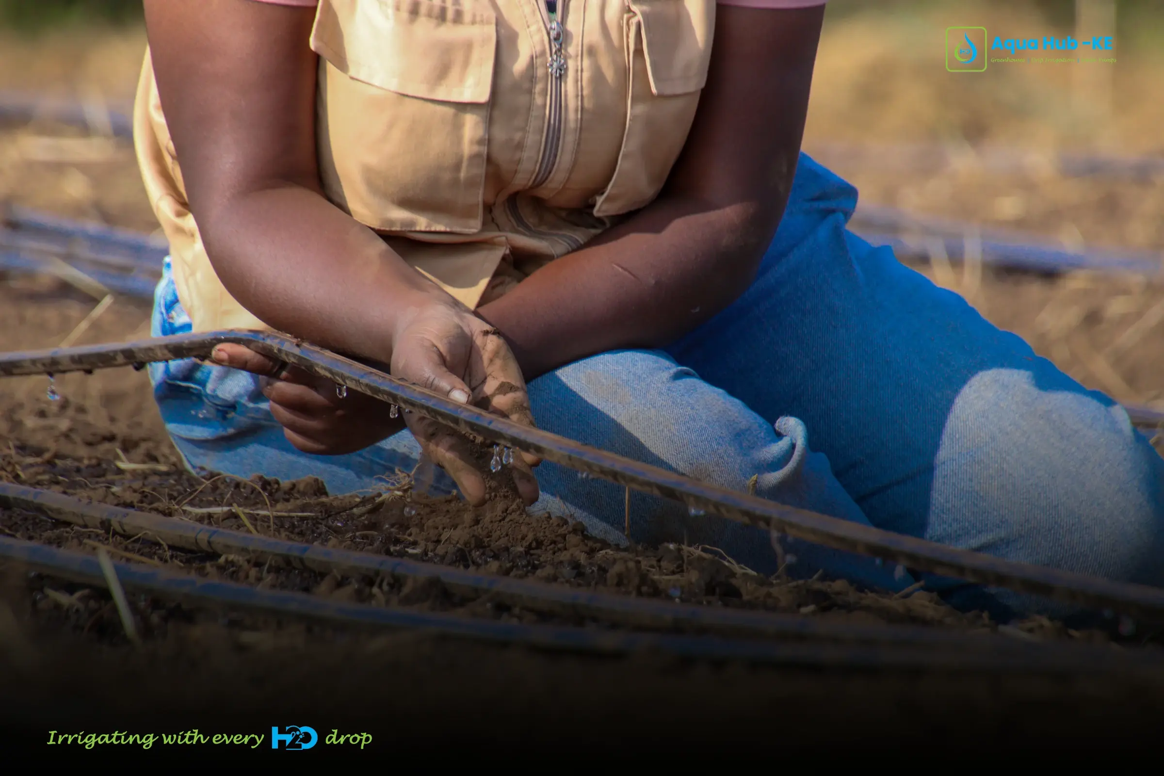Water emitters for drip irrigation line by Aqua Hub Kenya