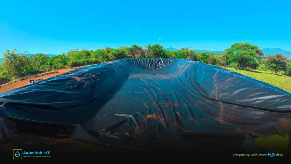 Aqua Hub Premium Dam Liner Installation
