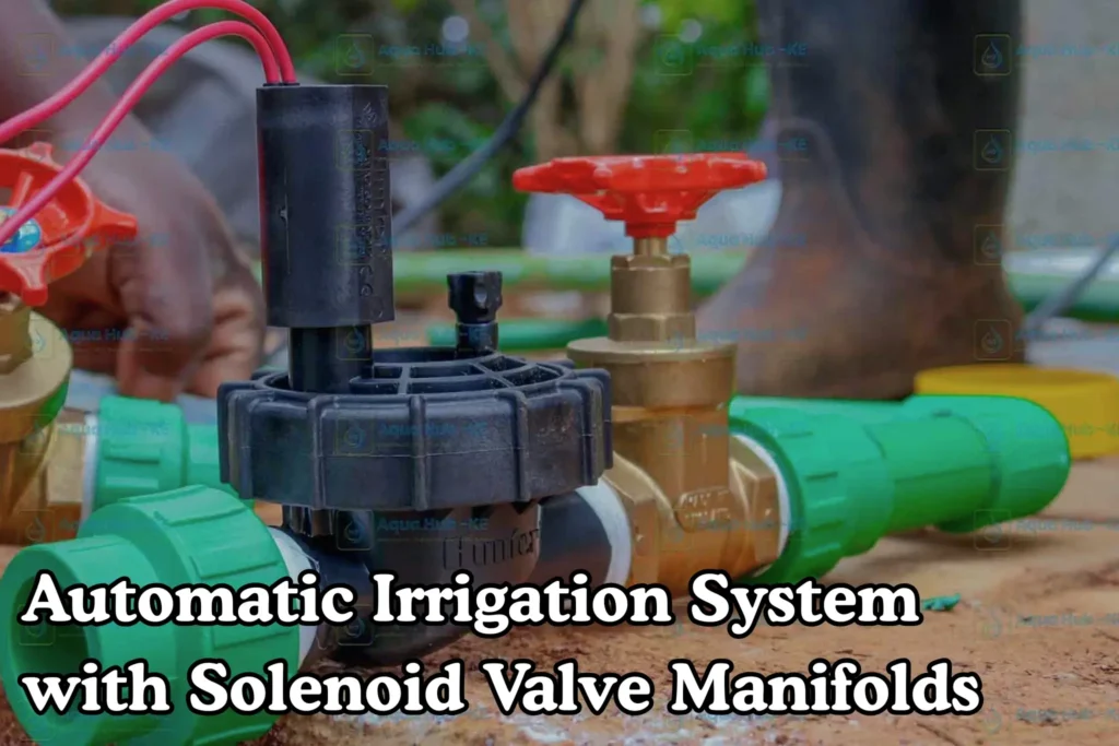 Automatic Irrigation System with Solenoid Valve Manifolds