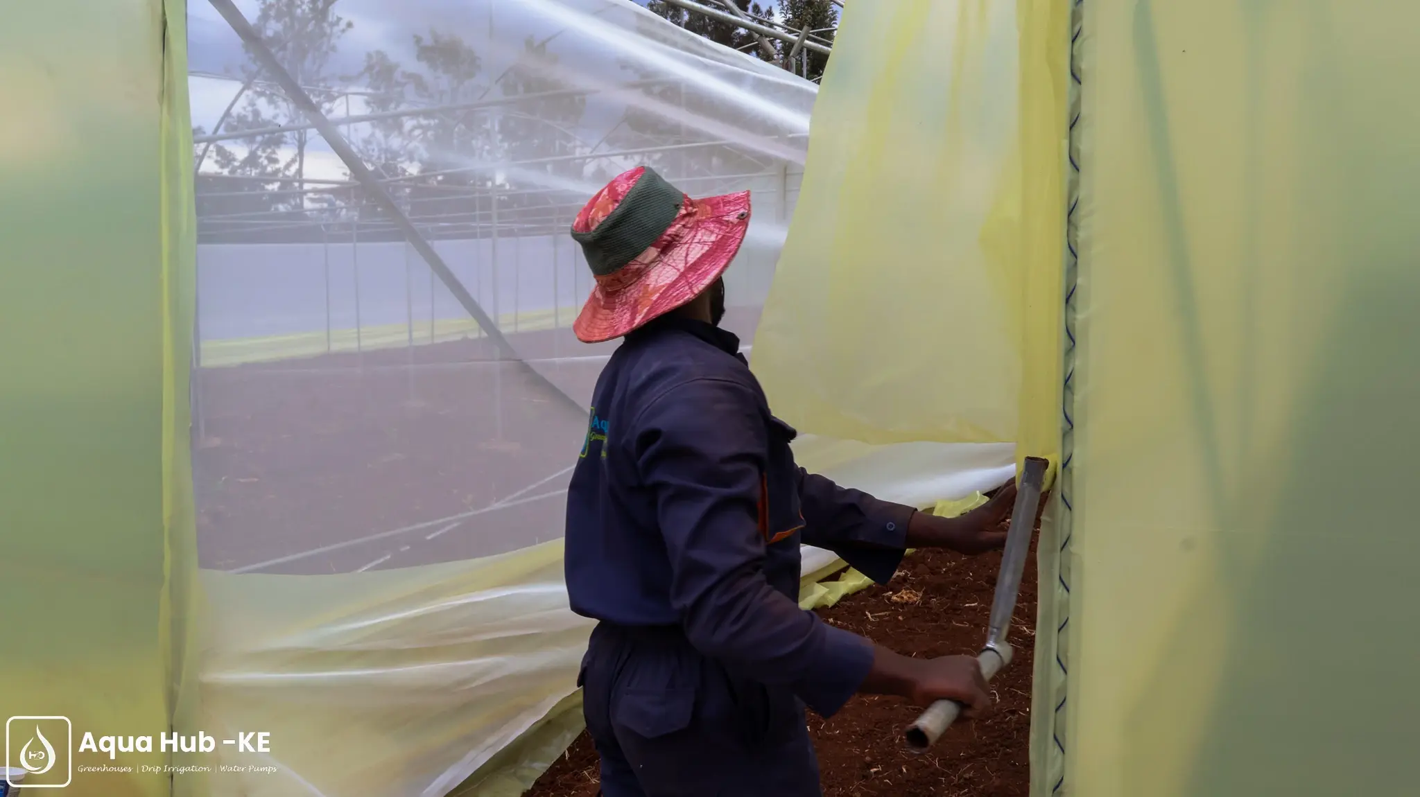 Ventillation installation in Kenya