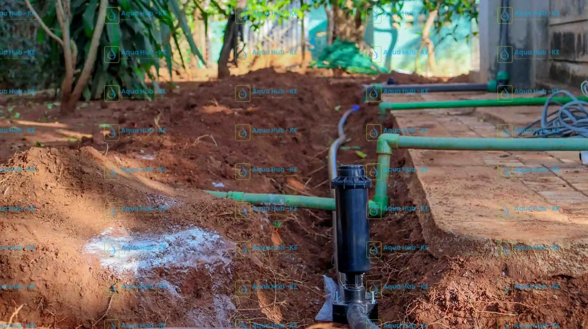 Pop-up sprinklers for estatest by Aqua Hub Kenya