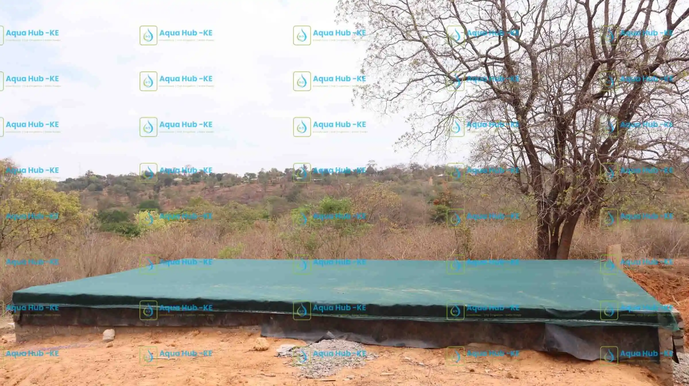 Netting for water storage containers by Aqua Hub Kenya