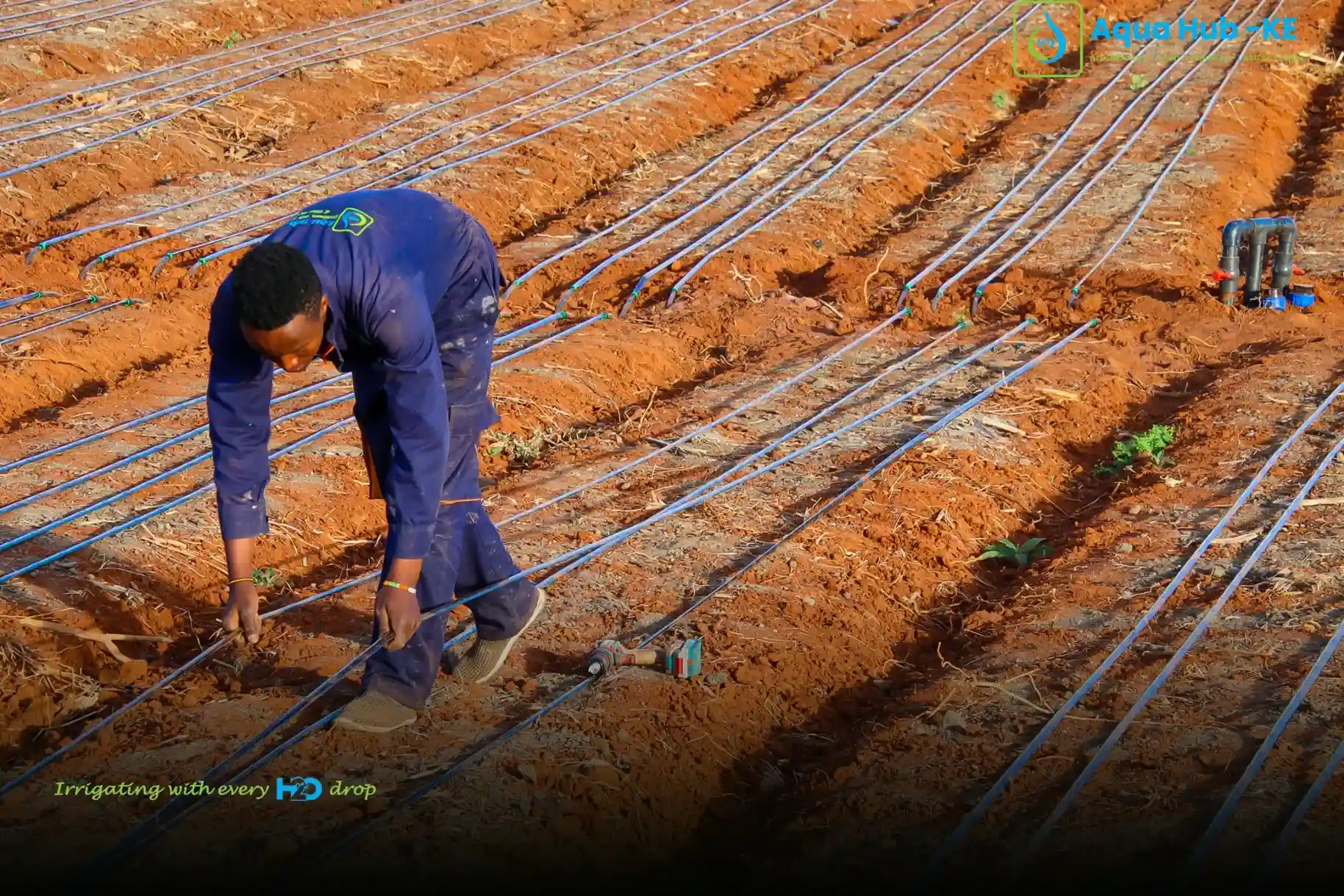 Identify one method of irrigation in Kenya
