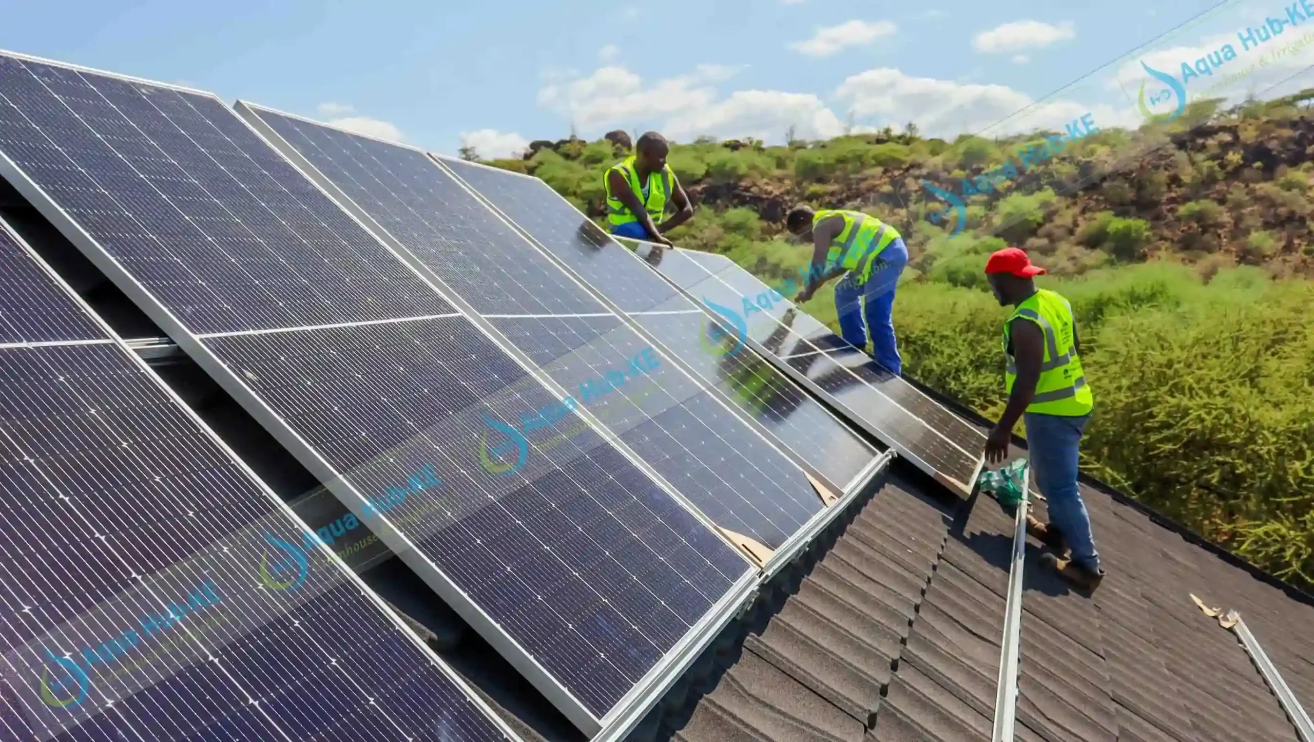 Solar system for home use by Aqua Hub Kenya