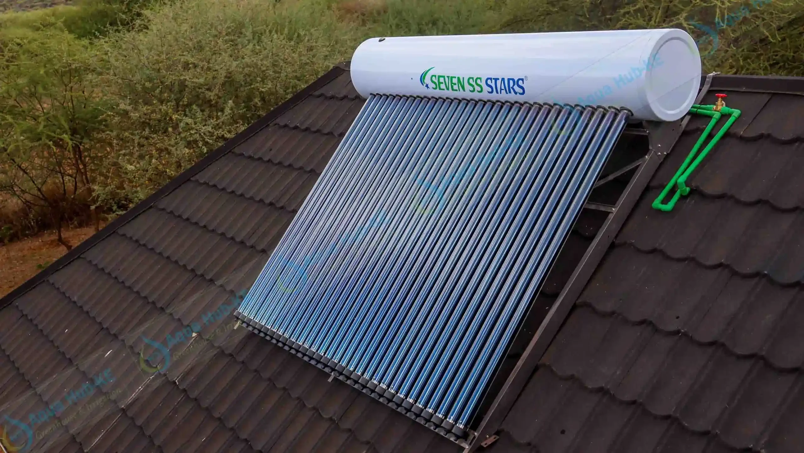 Solar water heater in Kenya