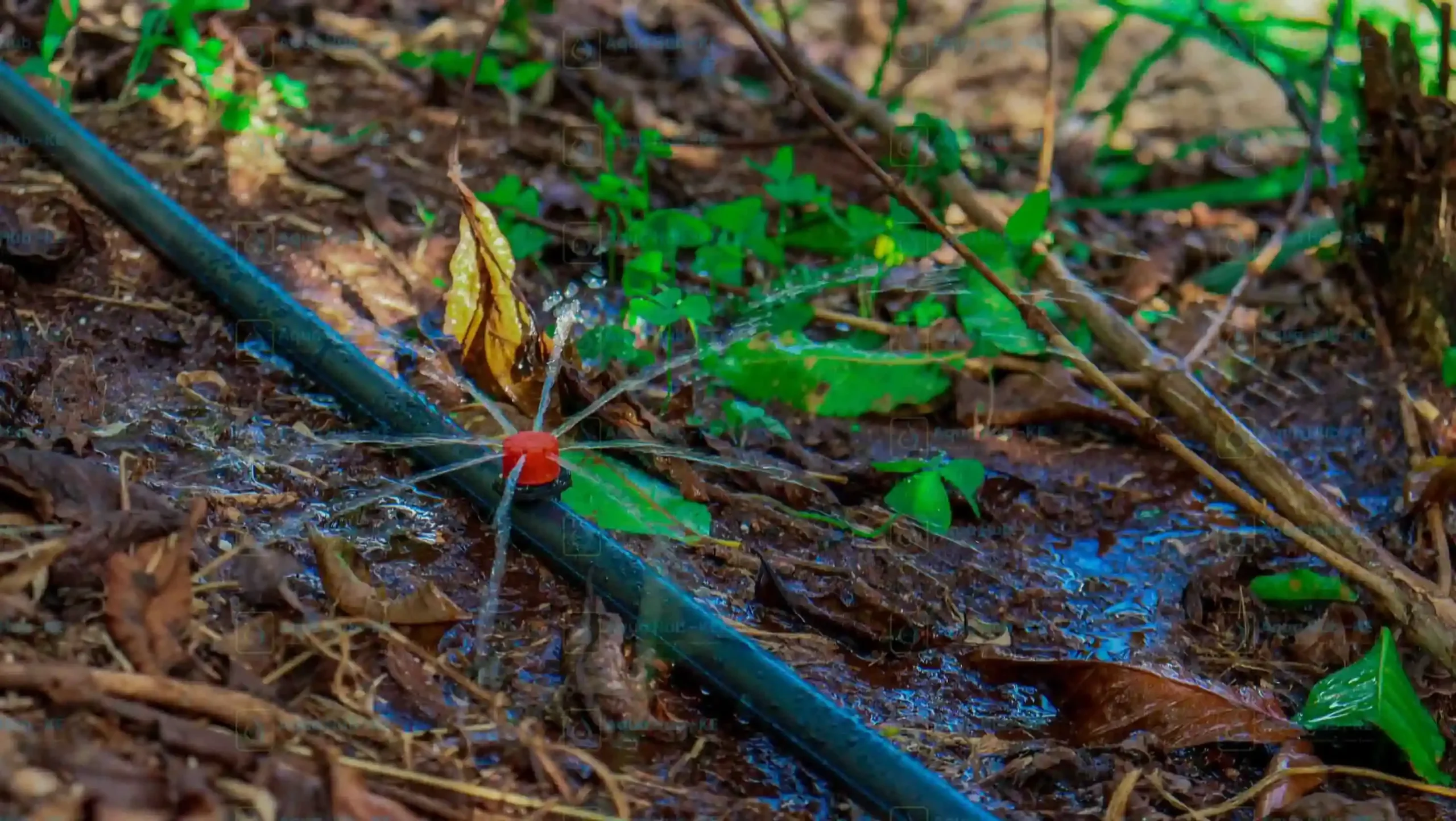 Button emitter irrigation in Kenya