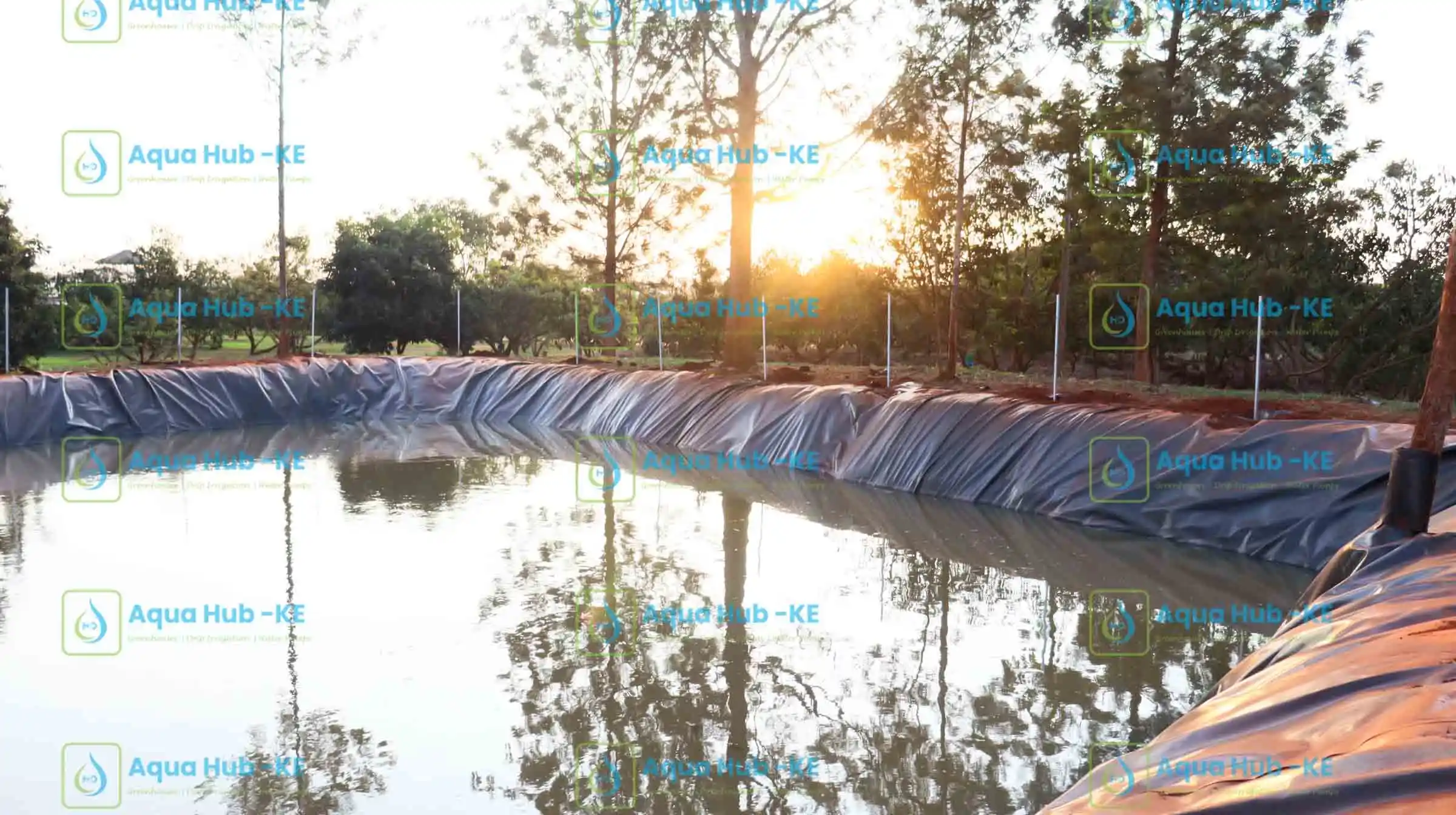 Best pond liners for fish by Aqua Hub Kenya