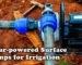 Solar-powered surface pumps for irrigation by Aqua Hub Kenya
