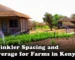 Sprinkler Spacing and Coverage for Farms in Kenya