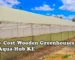 Low Cost Wooden Greenhouses by Aqua Hub Kenya