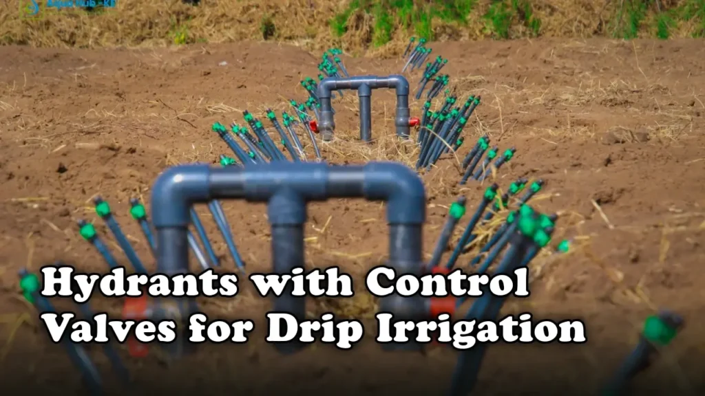 Hydrants with control valves for drip irrigation