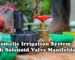 Automatic irrigation system with solenoid valve manifolds