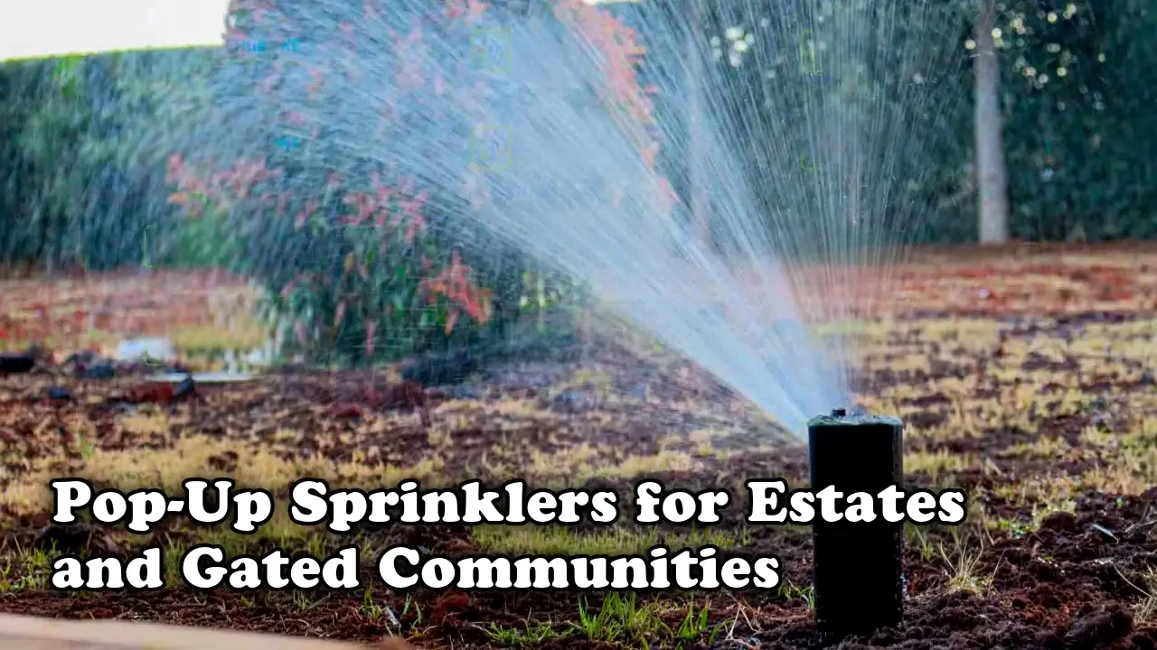 Pop-Up Sprinklers for estates and gated communities